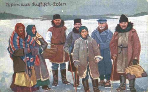 Typy ludzkie z Kresów 1917 r